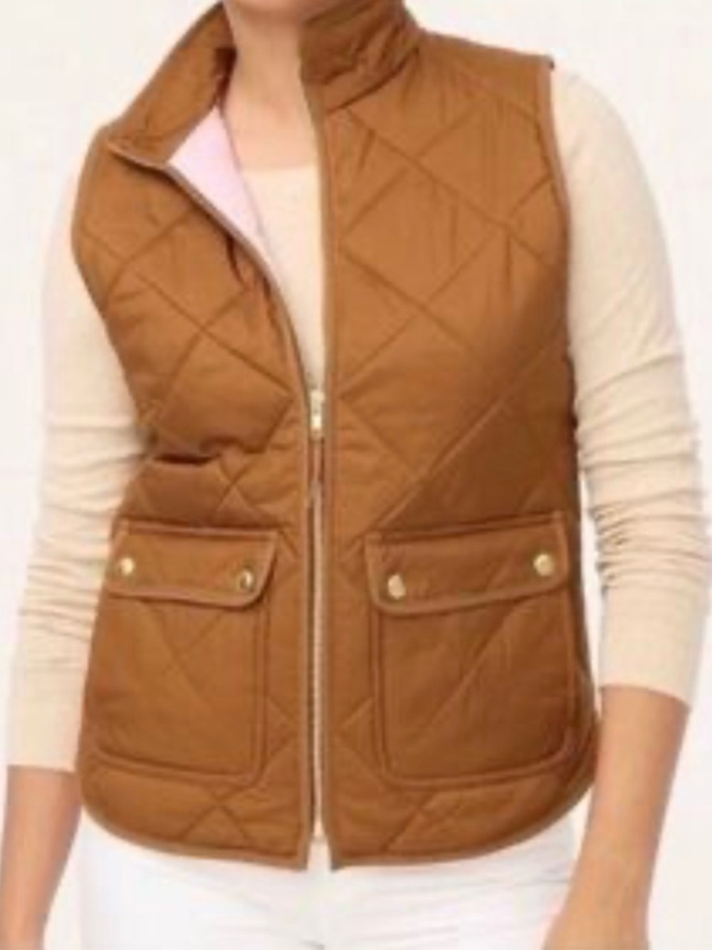 J.crew puffer snap pockets size medium